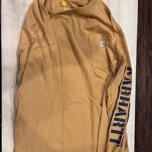 Mustard Mens Carhartt Long Sleeve